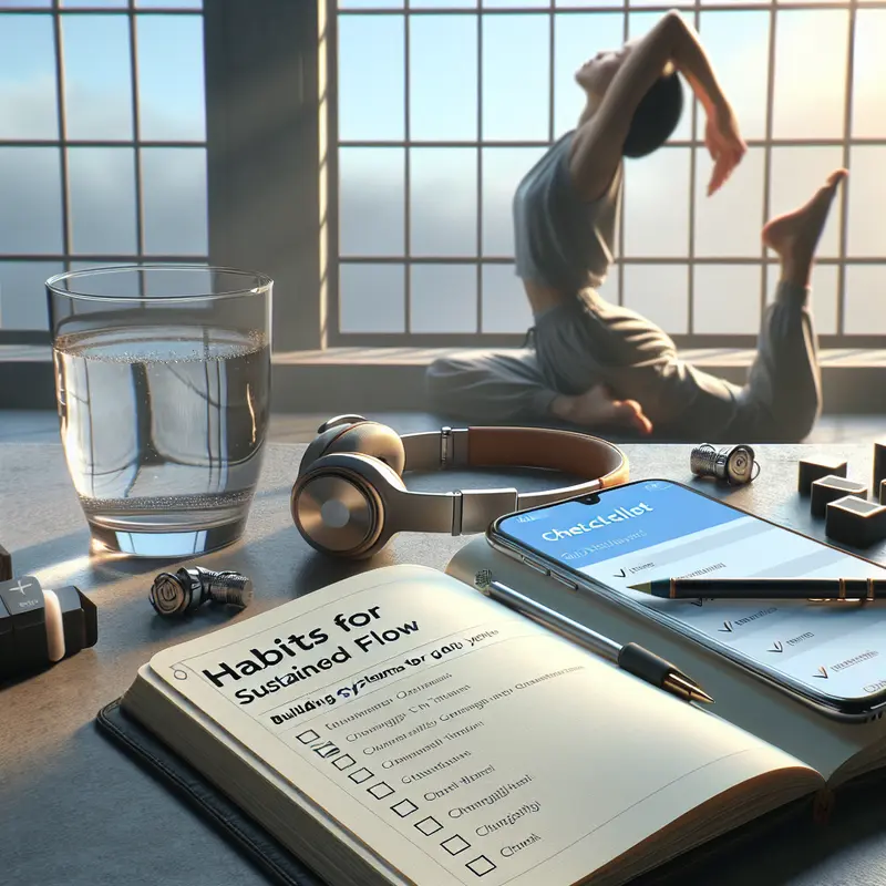 A focused workspace with a daily planner and top-three task list to set up a smooth, productive flow.