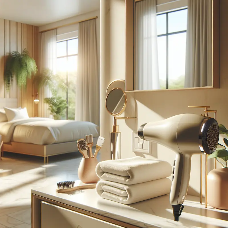 An optimised personal-care setup featuring upgraded tools that streamline daily routines.